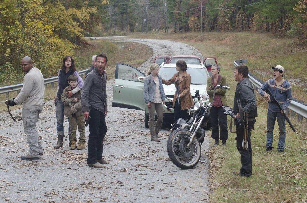 Photo Picture Of Norman Reedus Andrew Lincoln Melissa Mcbride Sarah