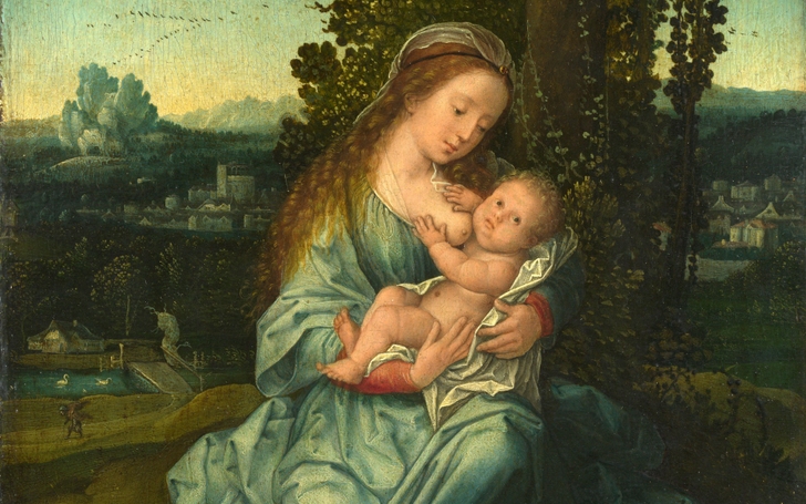 Renaissance Breastfeeding Wallpaper High Quality