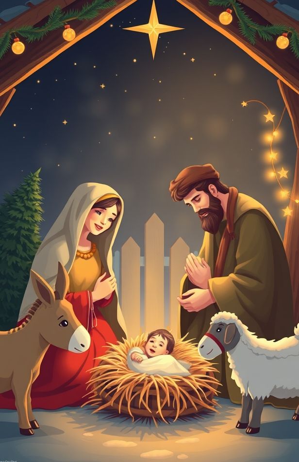 Christmas Nativity Wallpaper