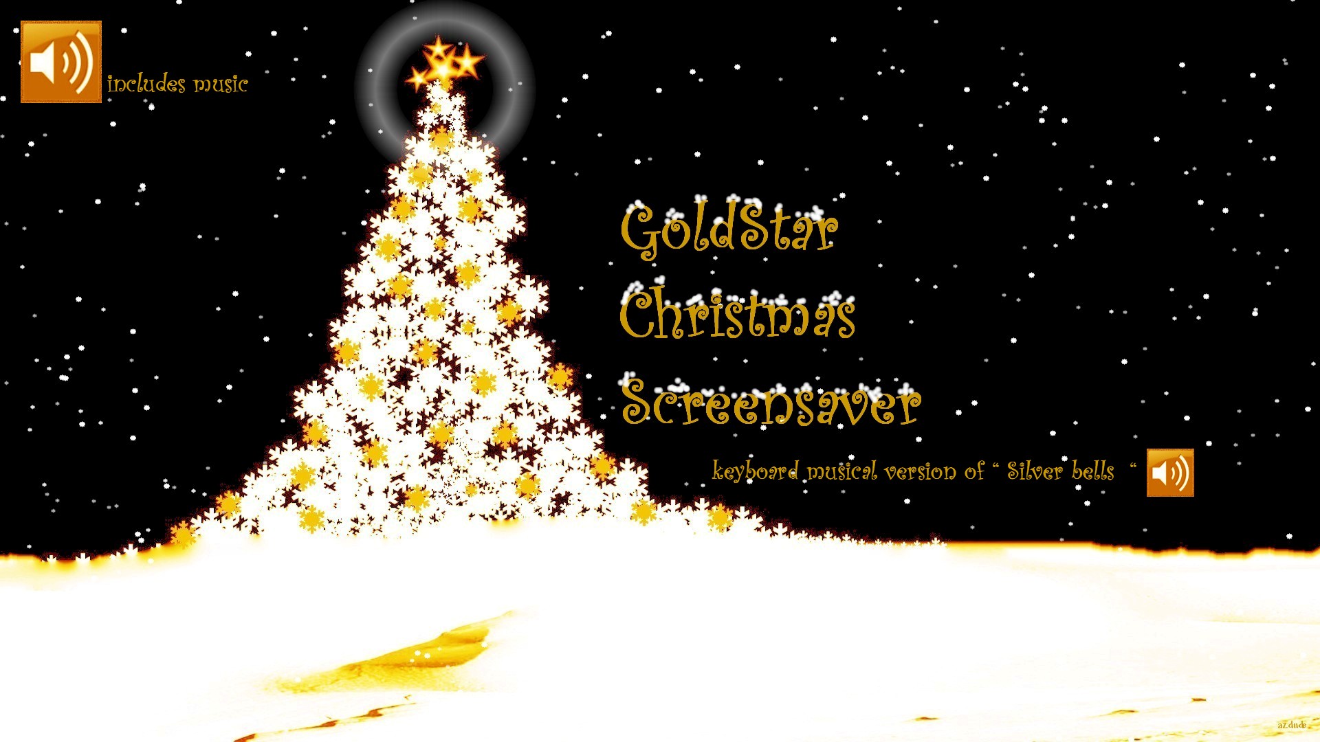 Wincustomize Explore Screensavers Goldstar Christmas W Music Scsv