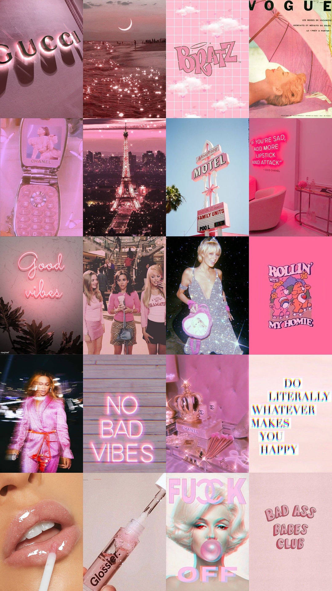 Neon Pink Aesthetic Wallpaper