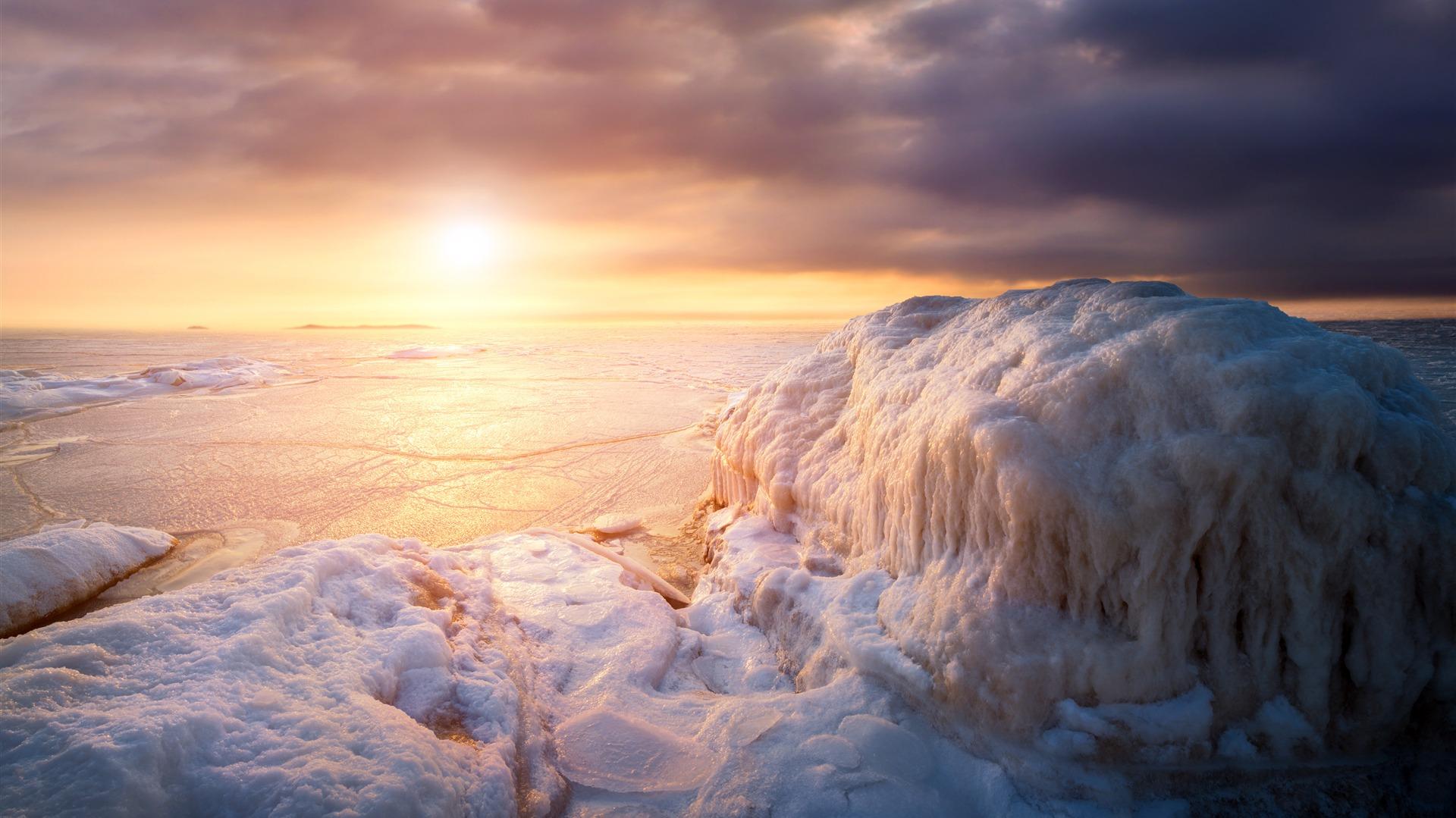 Cold Winter Ze Coast Beach Sunset Linux Apps