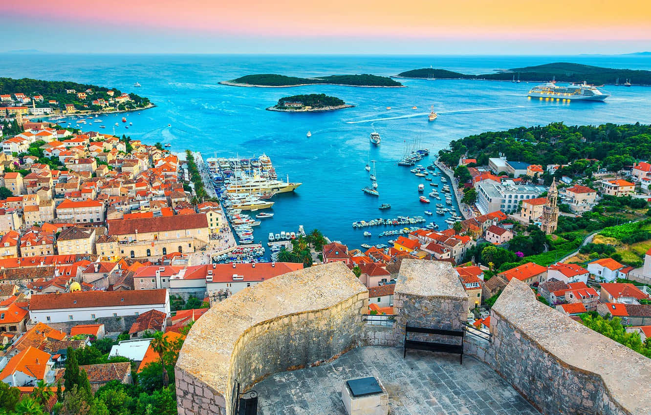 Orange Tinged Skies Of Crotia 1p7hnw4vz98iml42 Wallpaper