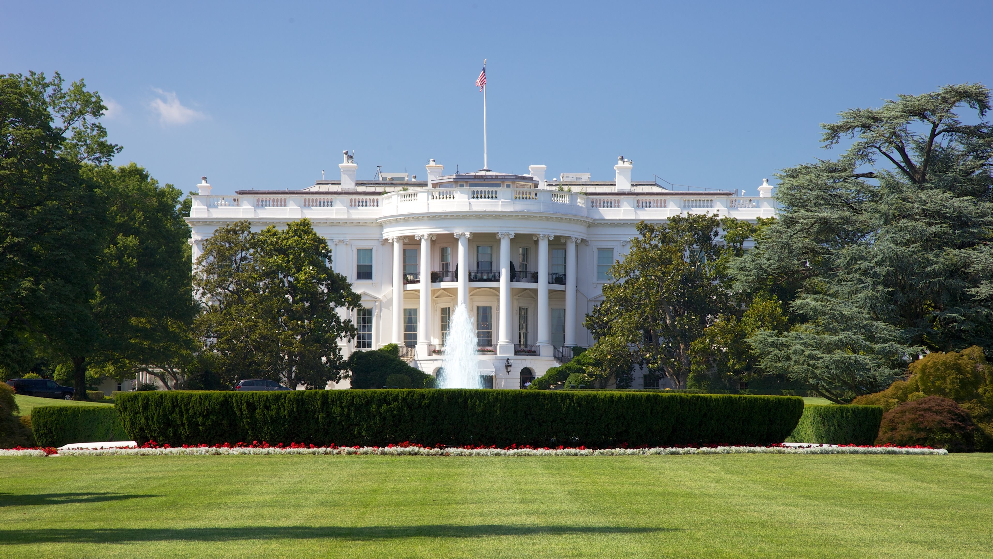 White House Backgrounds 4K Download 3840x2160