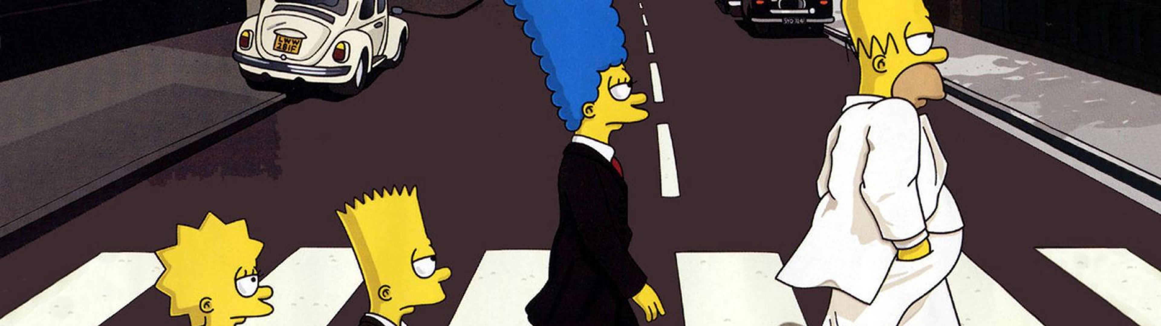 Abbey Road Parody The Simpsons Beatles Oumn