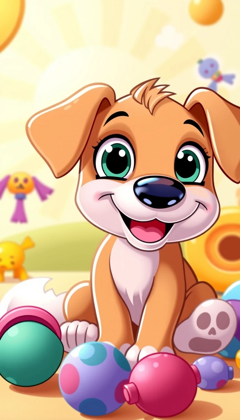 Cartoon Puppy Wallpaper