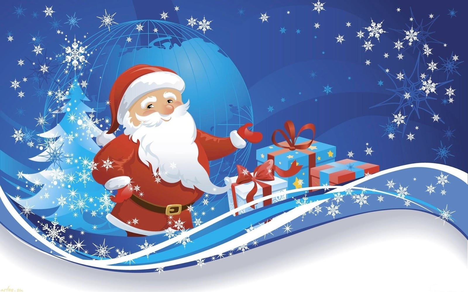 Merry Christmas Santa Claus Image Photos Pictures