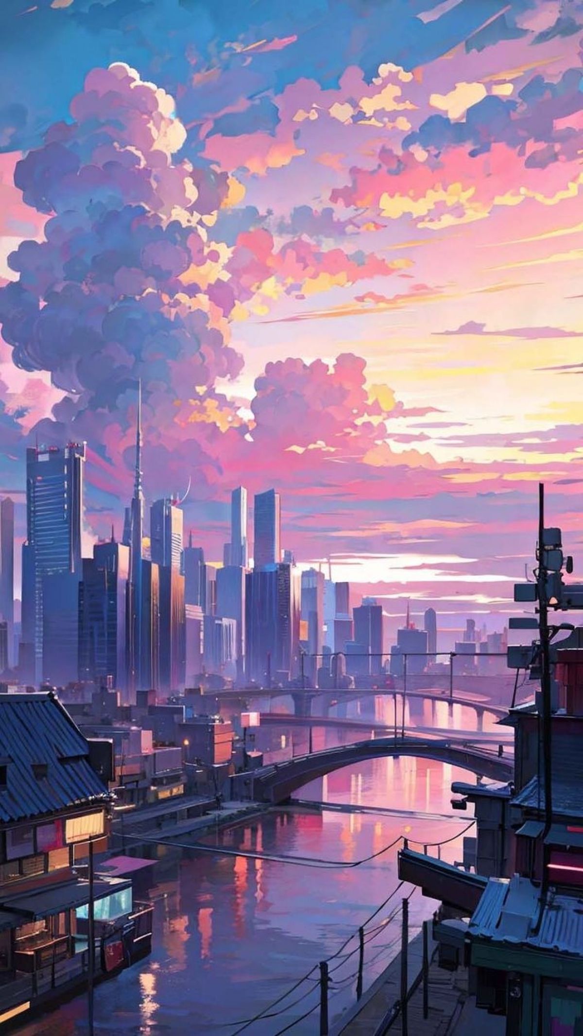 Cityscape Aesthetic Wallpaper