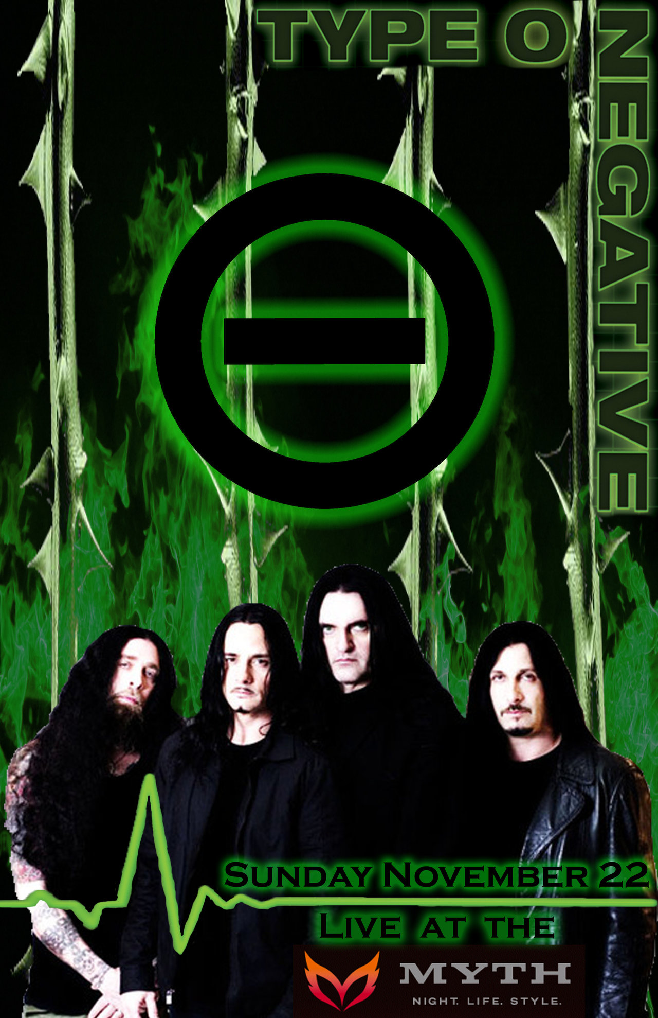 Type O Negative Concert Poster By Nocxus