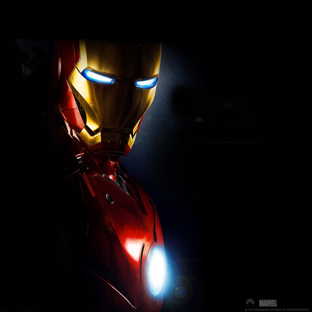 Iron Man iPad Wallpaper Retina HD