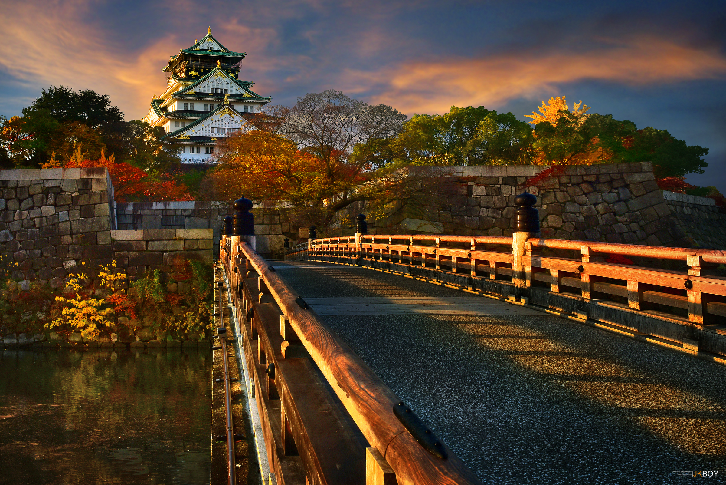 Osaka Castle HD Wallpaper Background Image