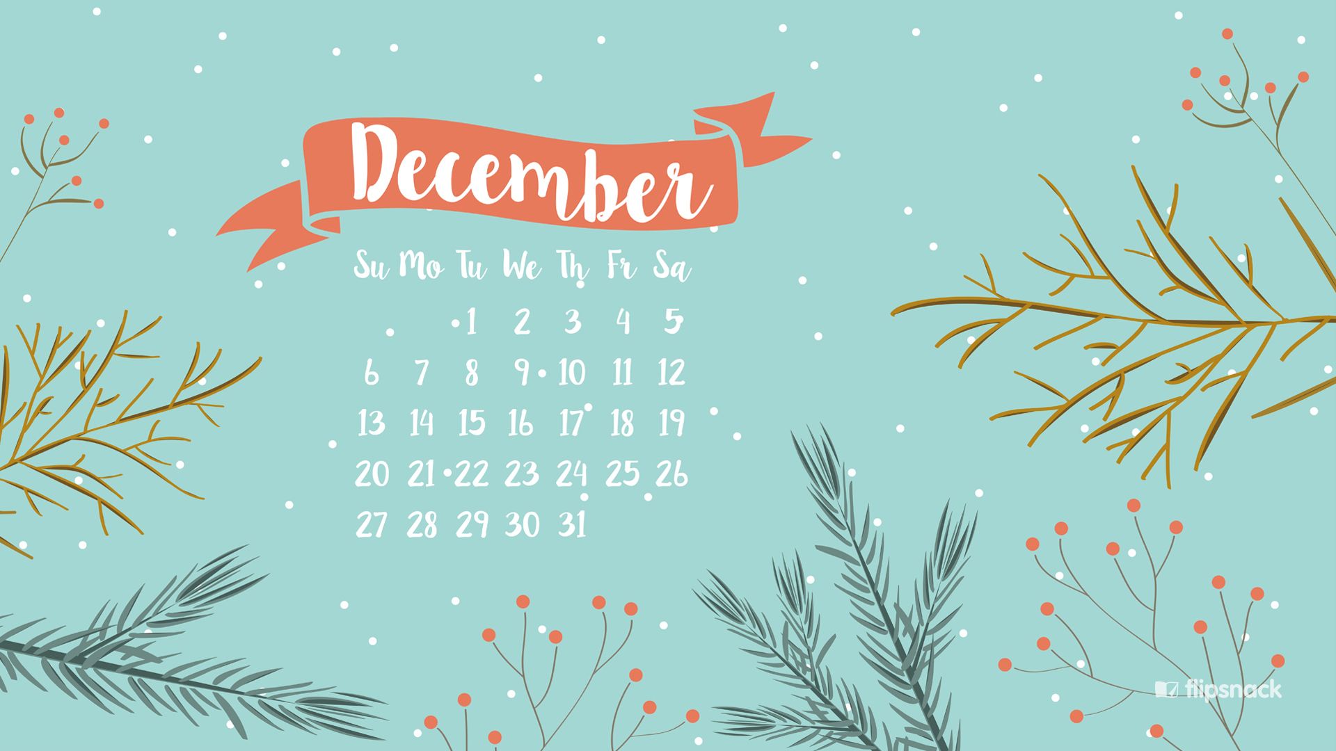 Freebie: December 2018 Desktop Wallpapers - Every-Tuesday
