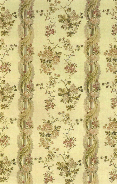 Lauren Yds Of Espalier Floral Parchment Paper Backed Linen Fabric