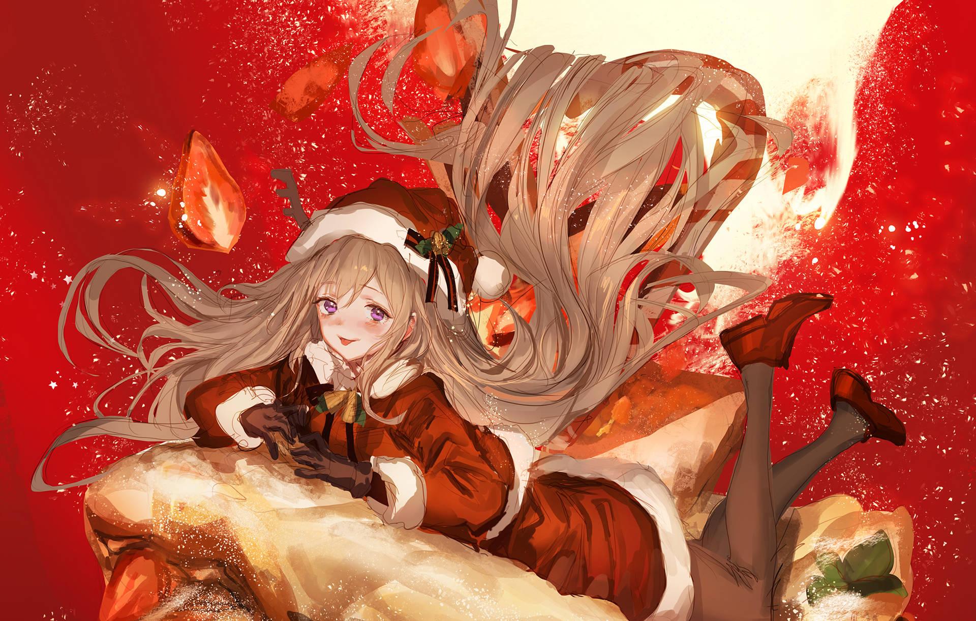  Anime Girl Christmas Wallpapers