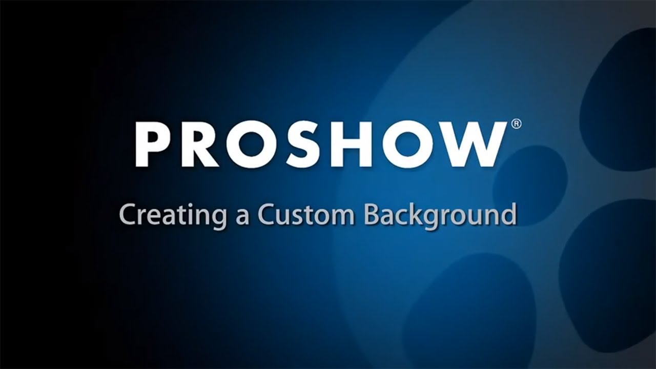 Creating A Custom Background In Proshow Photodex Help And Support