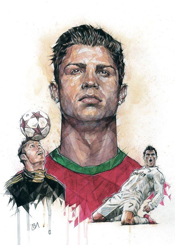 C Ronaldo By Dave Merrell Juventus Cristiano