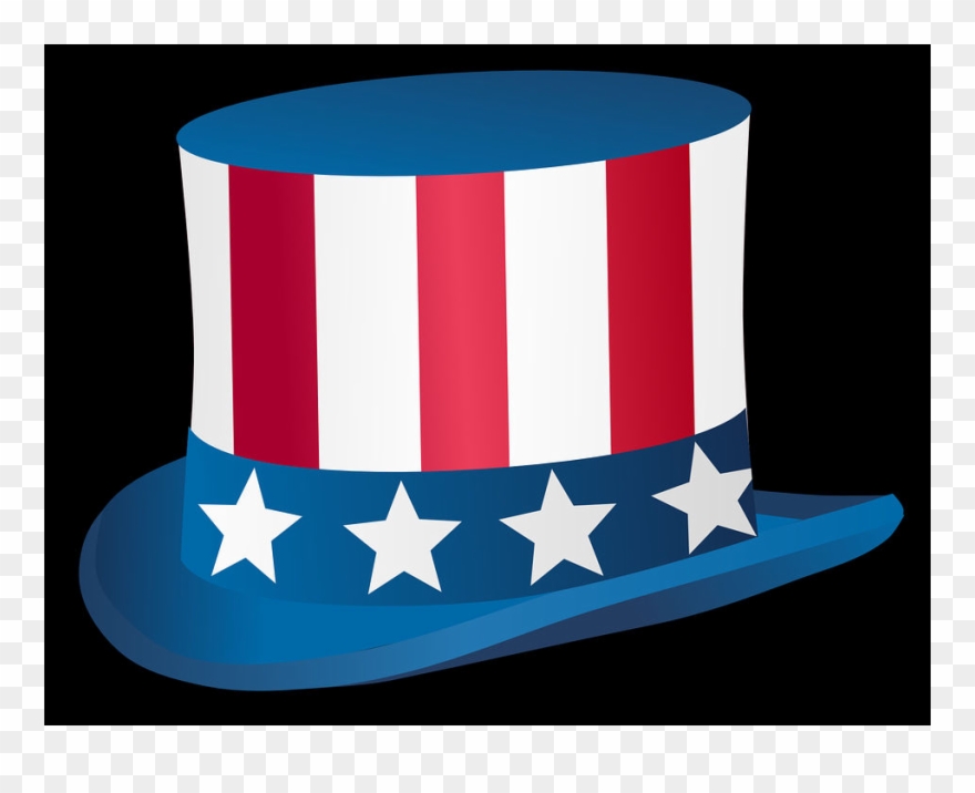 Transparent Background Uncle Sam Hat Clipart Png