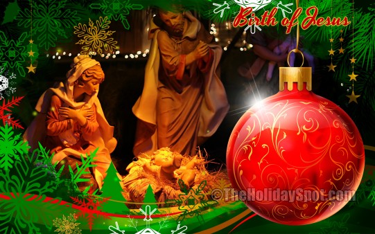 Birth of Jesus   Wallpapers from TheHolidaySpot