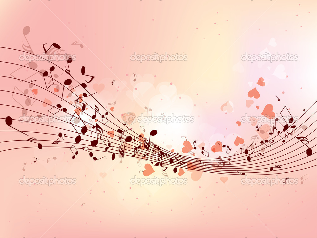 Colorful Music Note Background Designs
