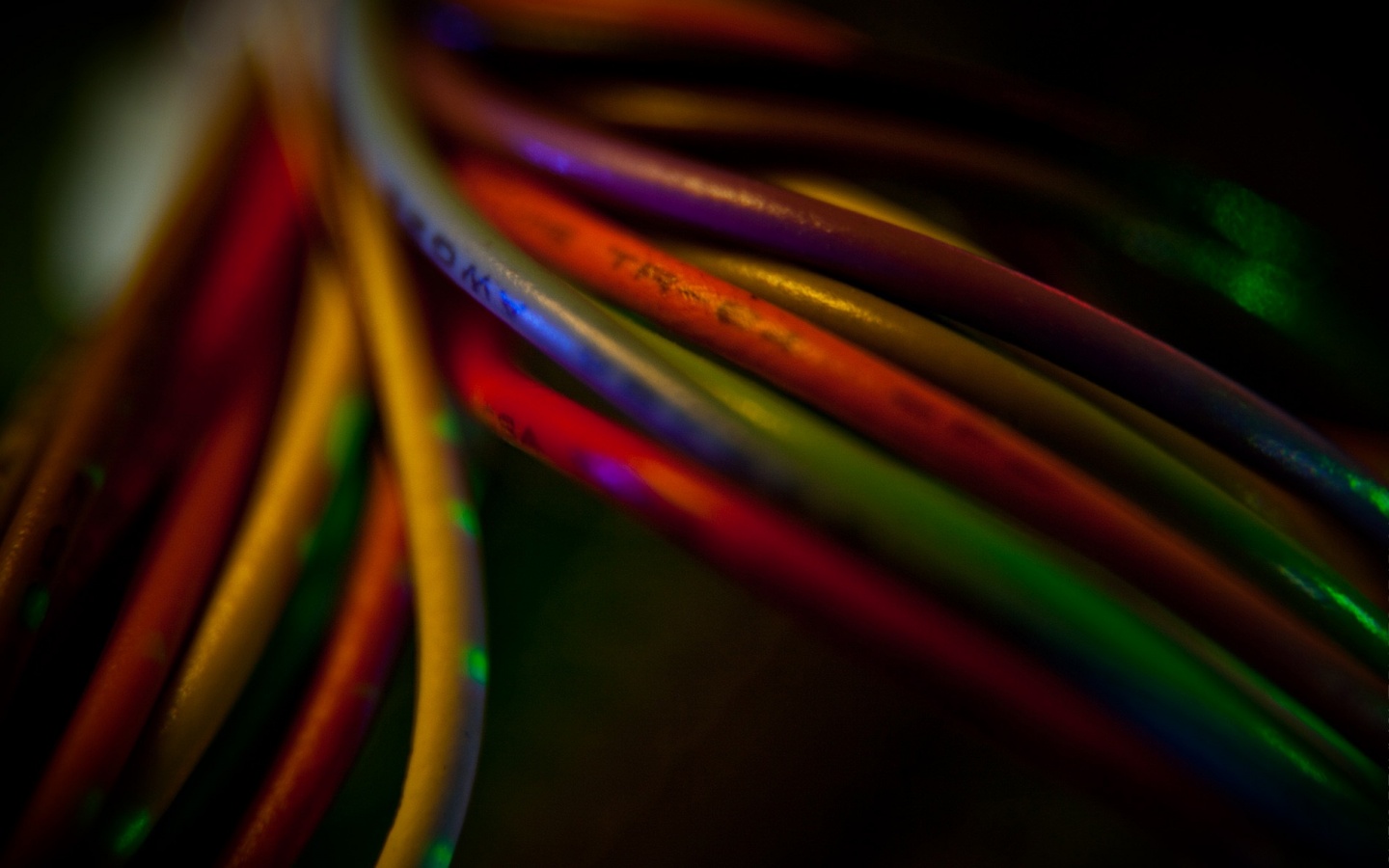 Colorful Ether Cable Wallpaper