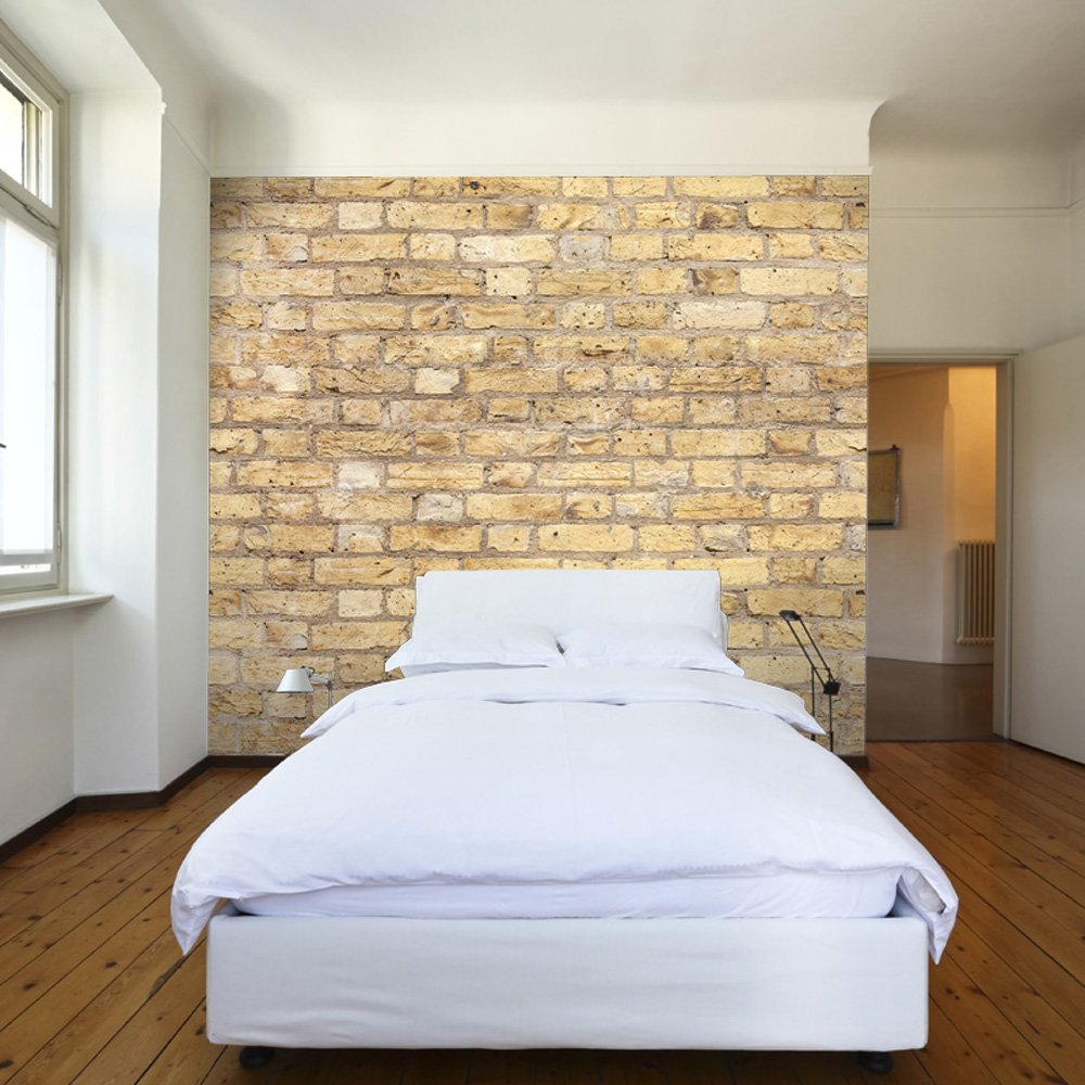 Free Download White Brick Wallpaper Bedroom Yellow Brick