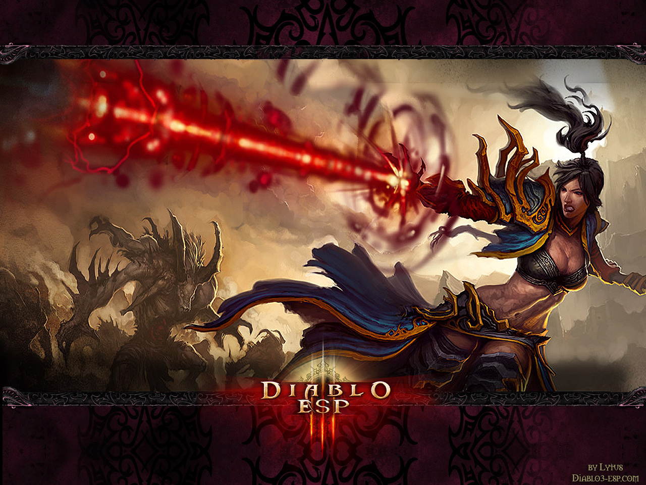 Diablo Wizard Wallpaper By Lythus