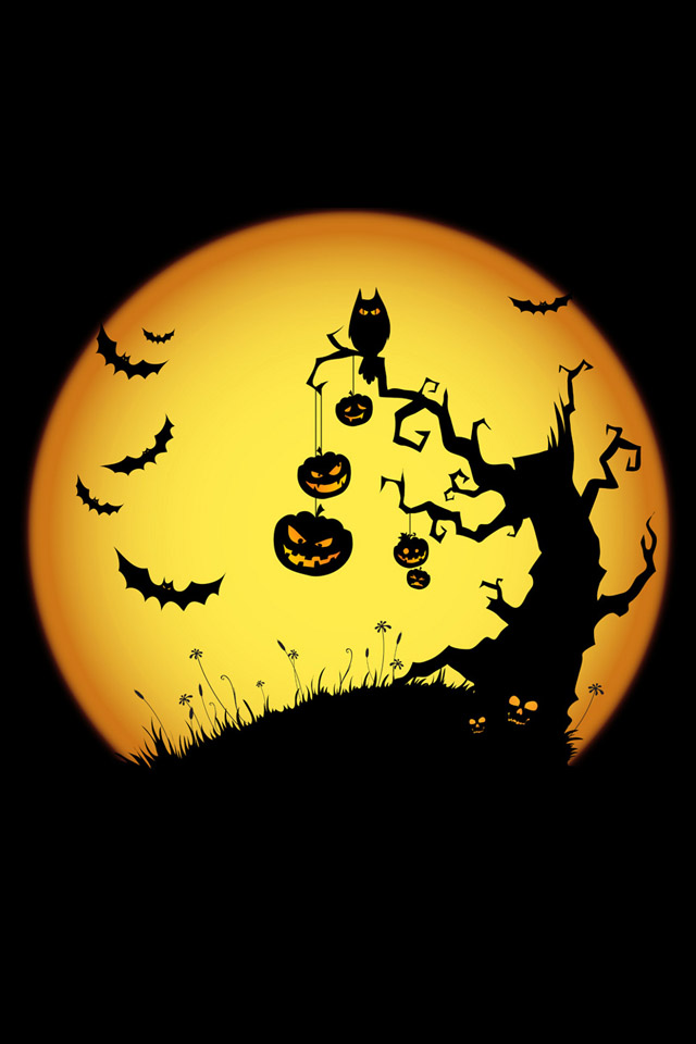 Cool Halloween iPhone Background Wallpaper