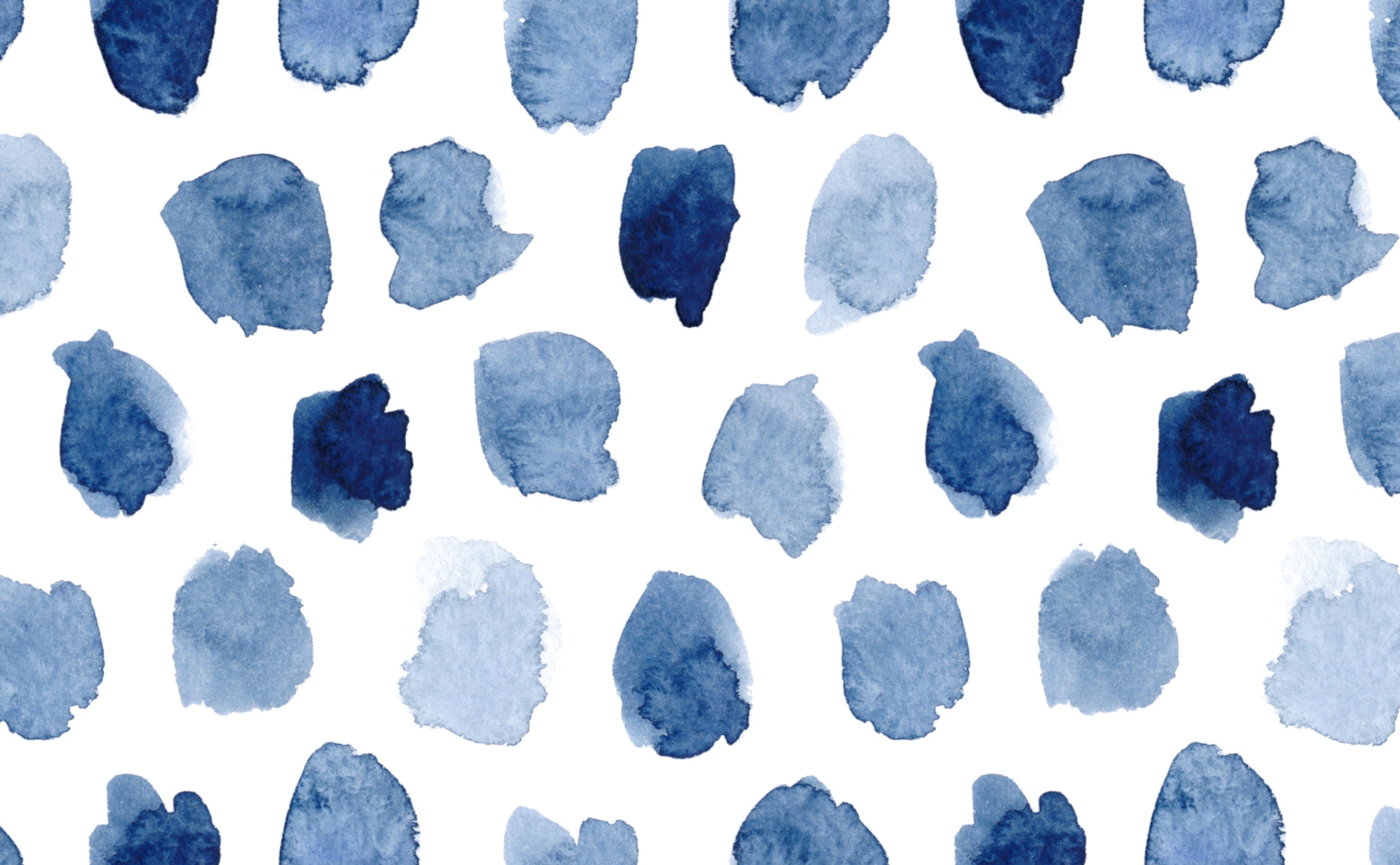Blue Watercolor Pattern Wallpaper For Walls Outside The Lines