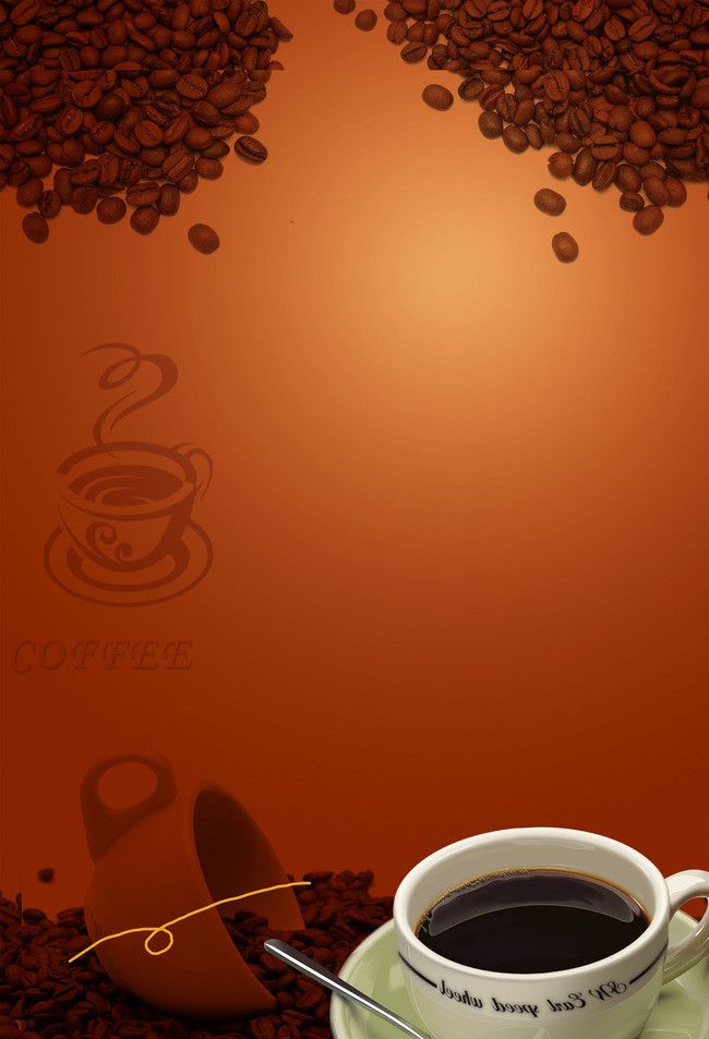 Coffee Menu Retro Background In Mugs Cafe