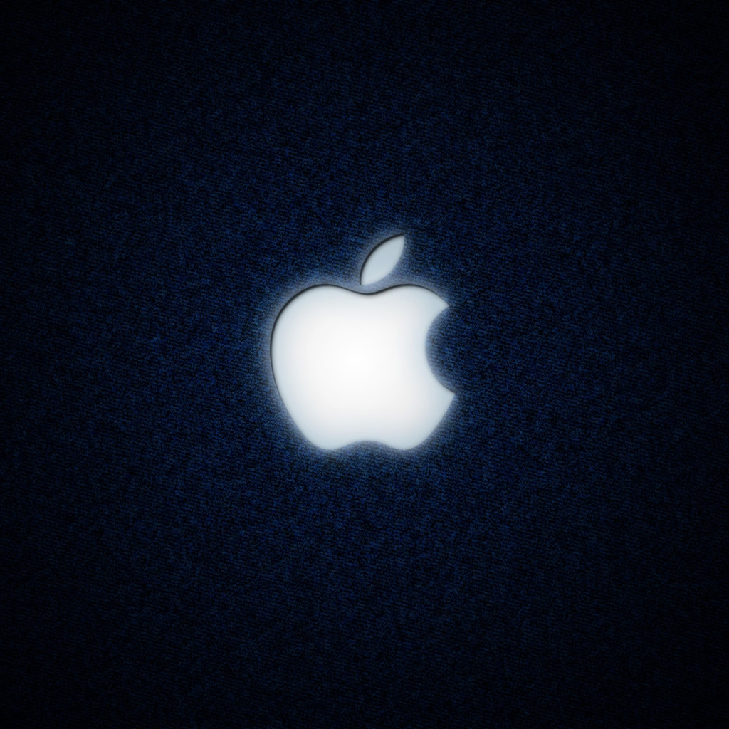 Dark Apple Logo iPad Wallpaper iPhone