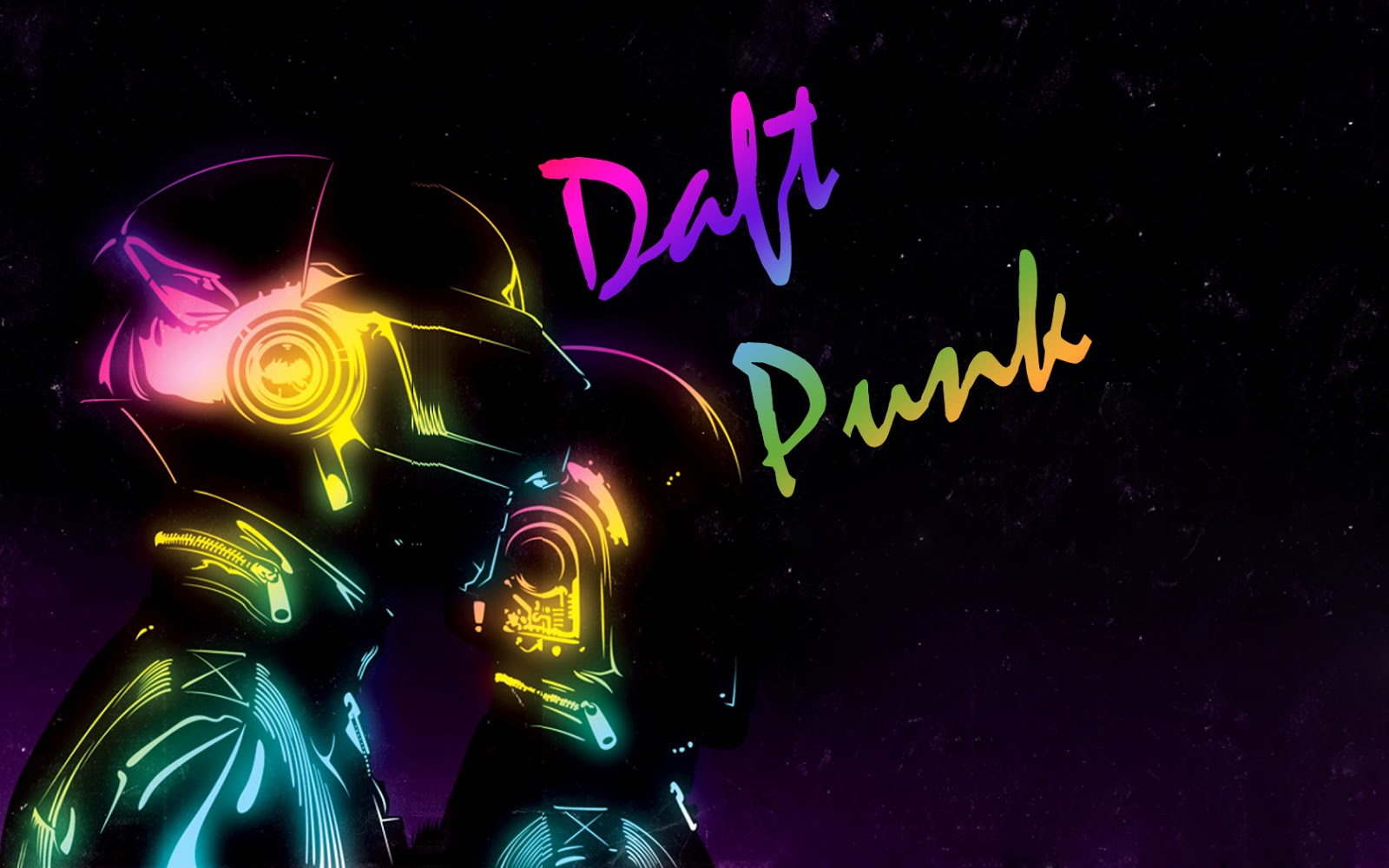 Wallpaper Daft Punk In Real Face HD Rocking