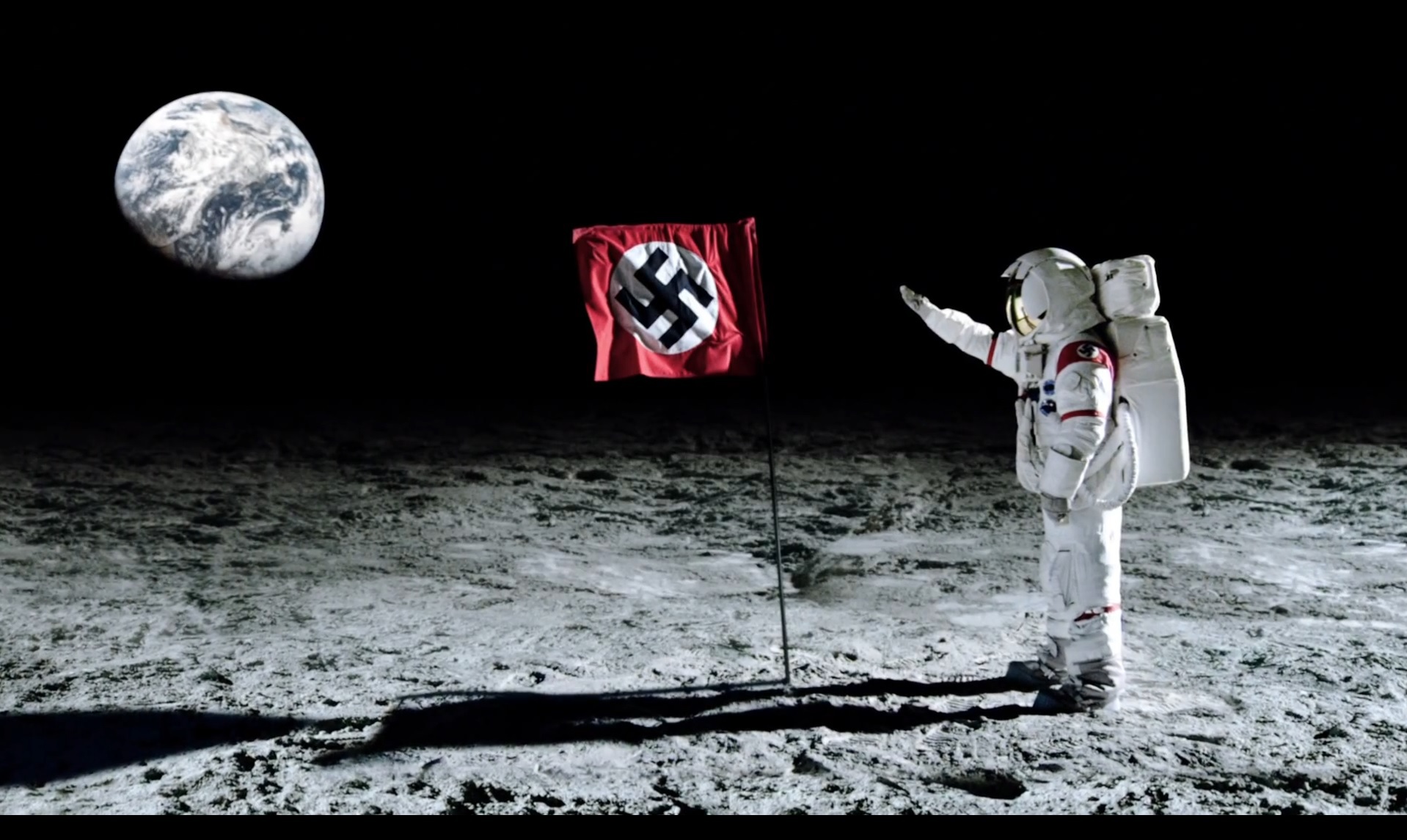 Wolfenstein The Flag On Moon Wallpaper And Image