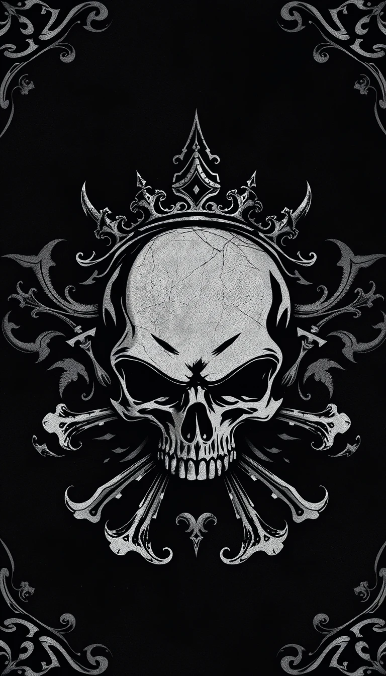 Skull Crossbones Wallpaper