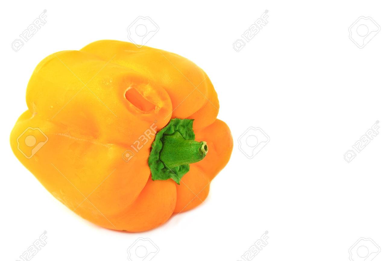 Pepper Is Rancid On White Background Stock Photo Picture And