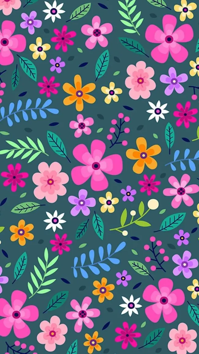 Vintage Flowers Wallpaper