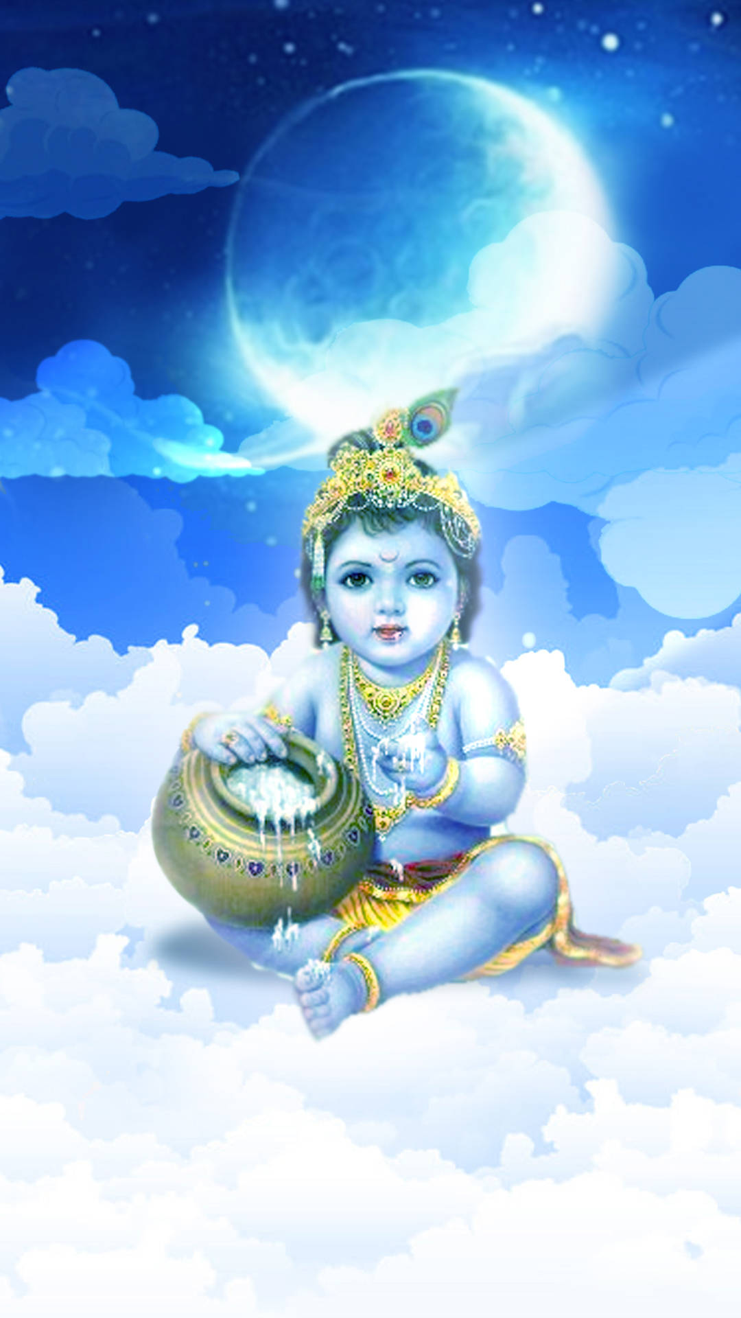 Krishna iPhone Wallpaper