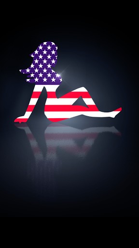 Sexy Flag Girl Live Wallpaper for Android Adult AppsBang