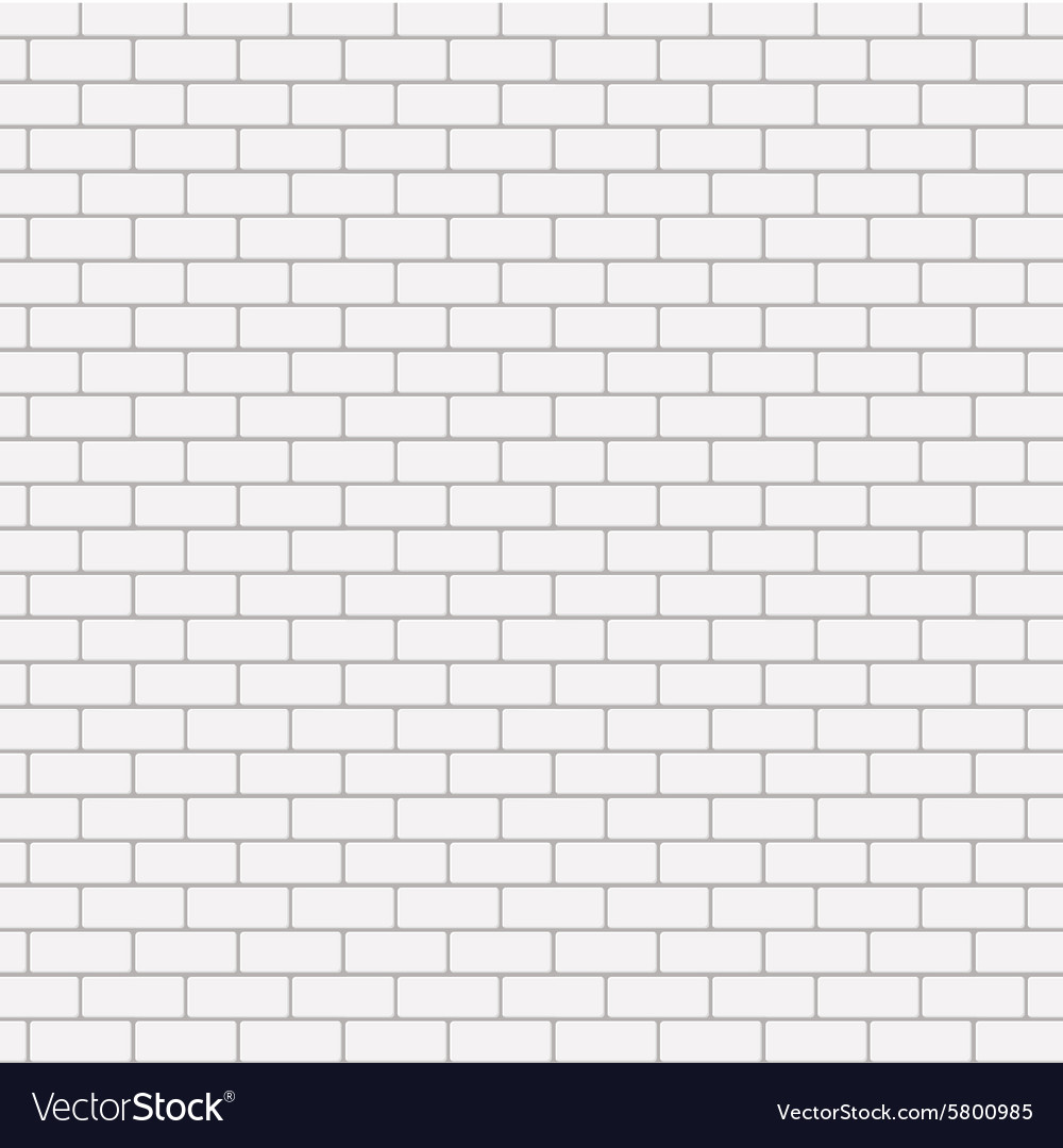 Modern Seamless White Brick Background Royalty Vector