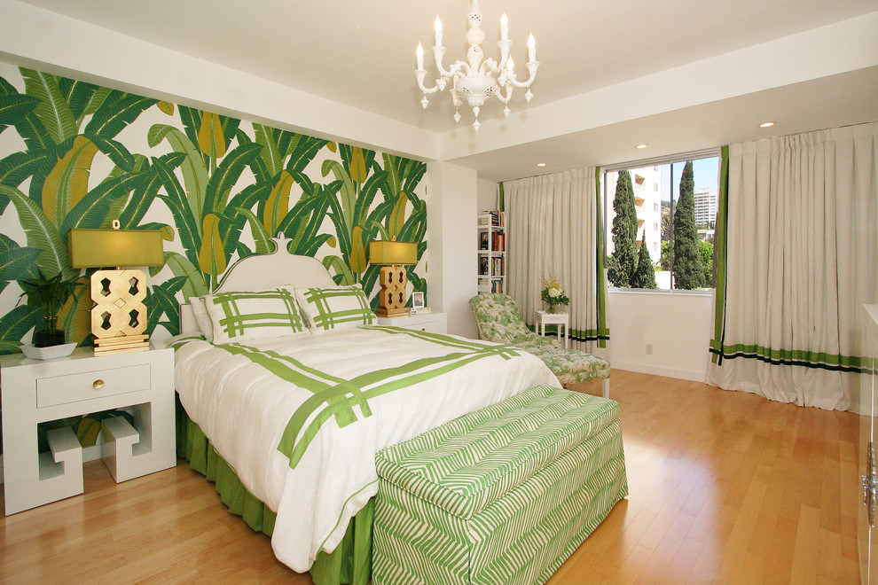 An Iconic Wall With Floral Palm And Banana Leaf Wallpaper Decorismo