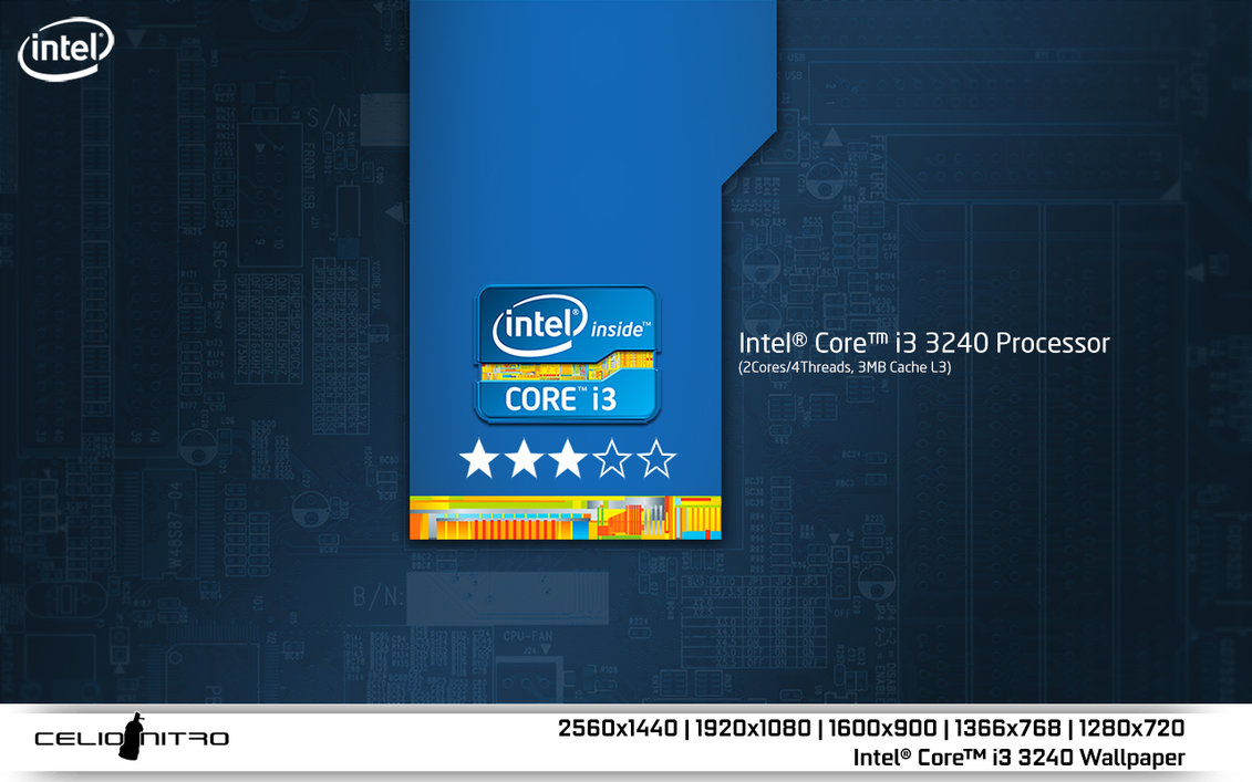 Intel Core i3 3240 Wallpaper 01 by 18cjoj on