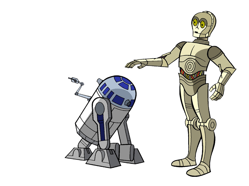 Star Wars Cartoon Wallpaper Image