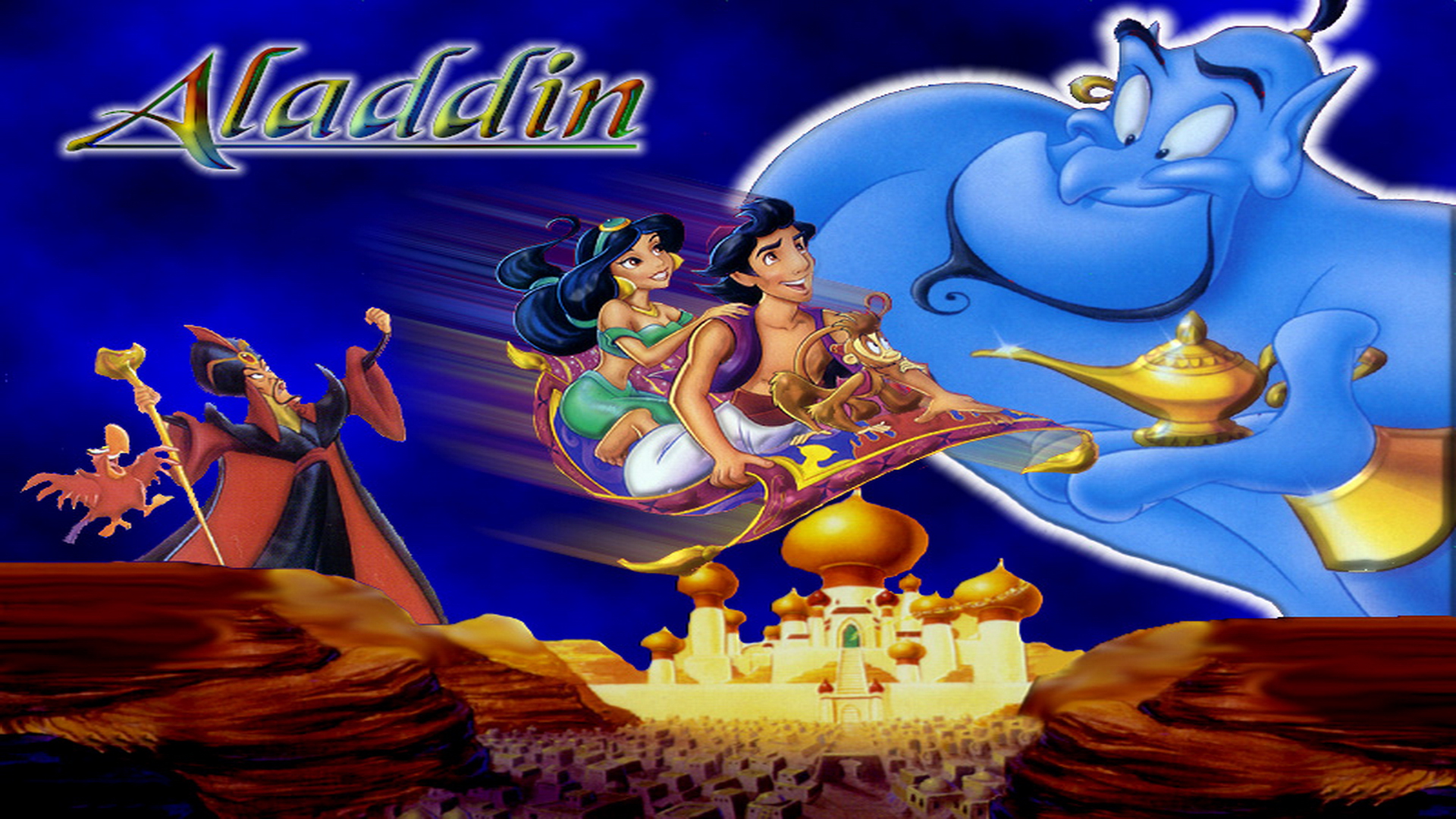 Aladdins magic lamp 8K wallpaper download