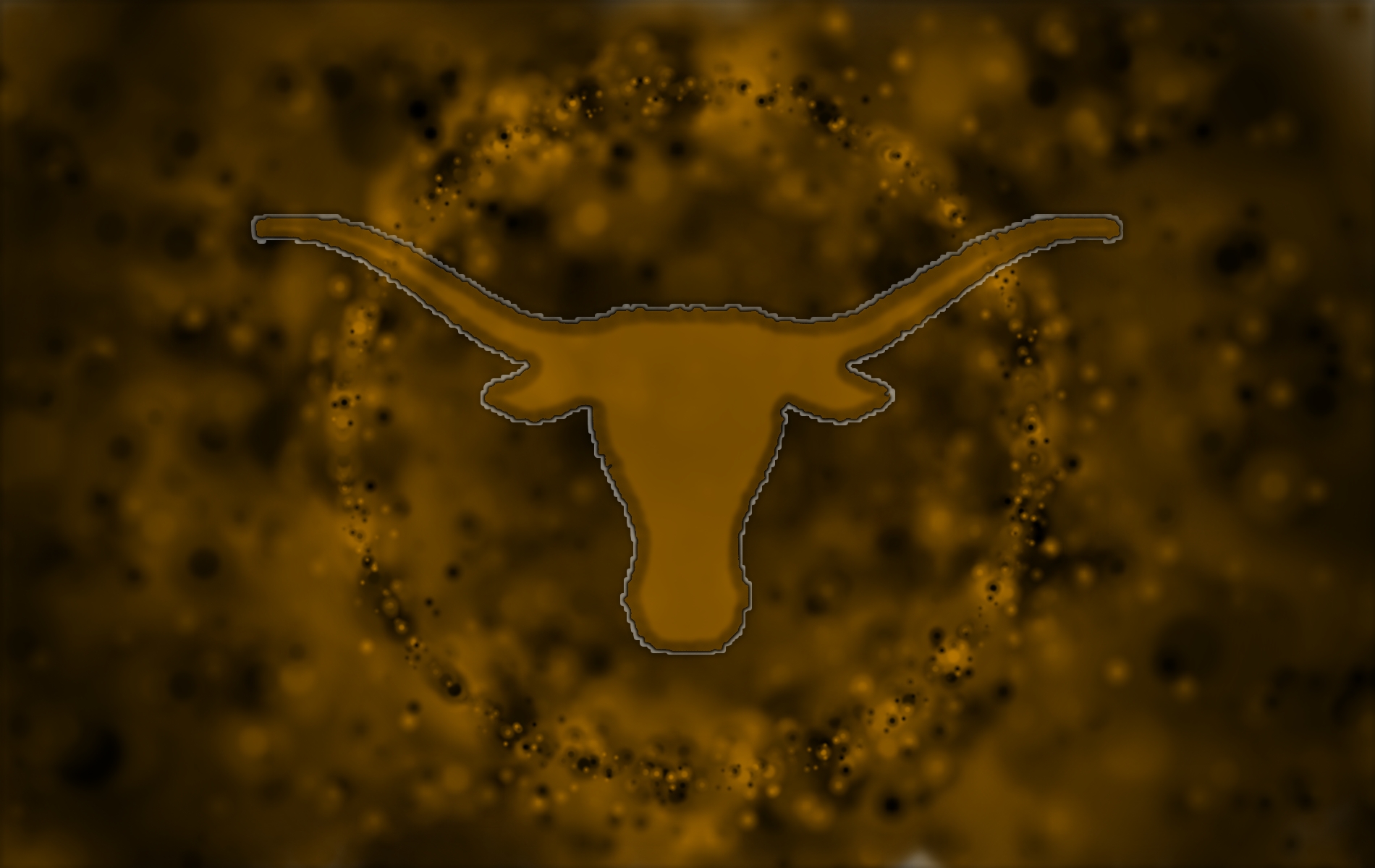 Texas Longhorns with abstract background