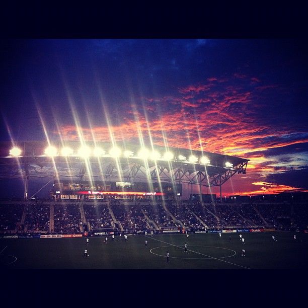 Aston Villa Vs Philadelphia Union Sunset In Background