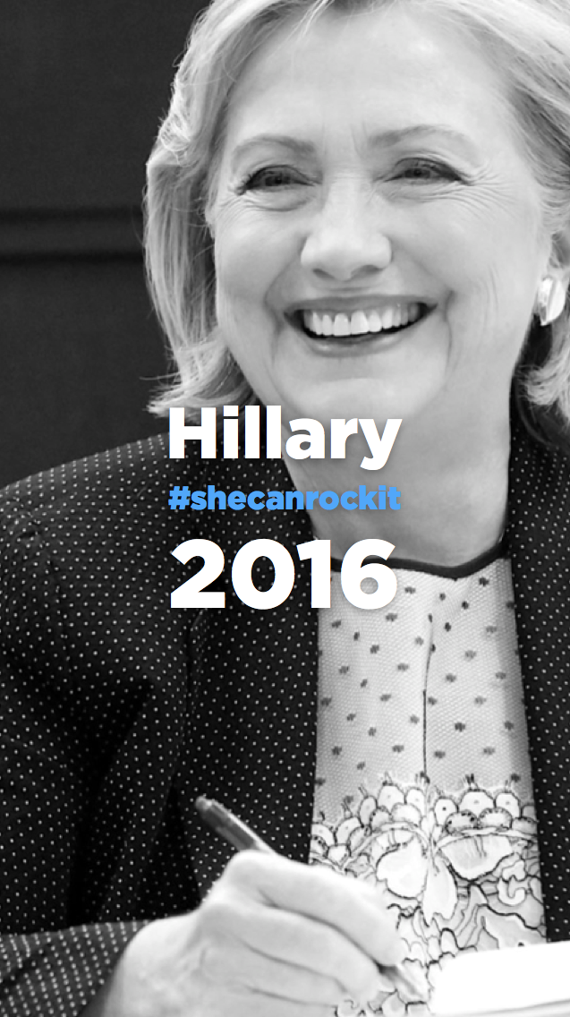 Share To Tags Hillary Clinton iPhone Ready For