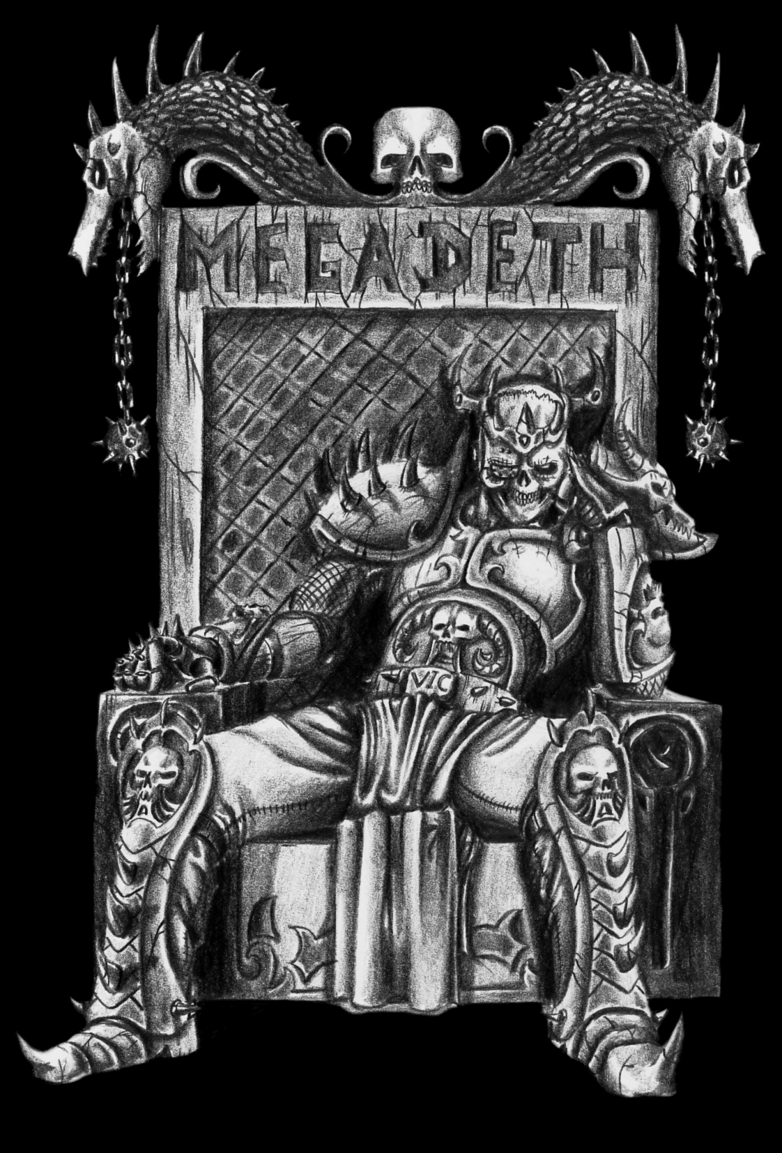 Megadeth Vic Rattlehead Wallpaper The King By