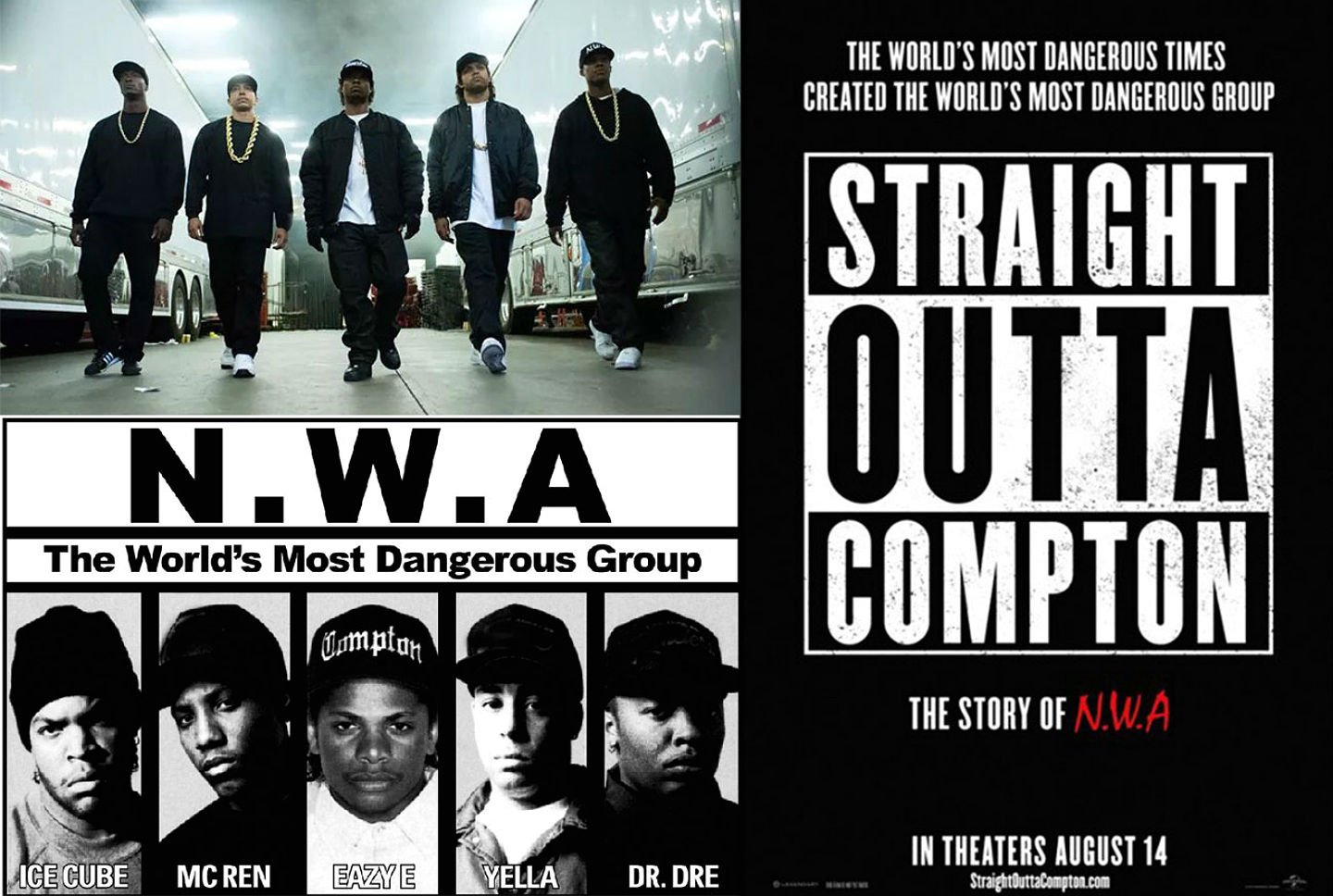 Hop Gangsta Nwa Biography Drama Music 1soc Poster Wallpaper Background