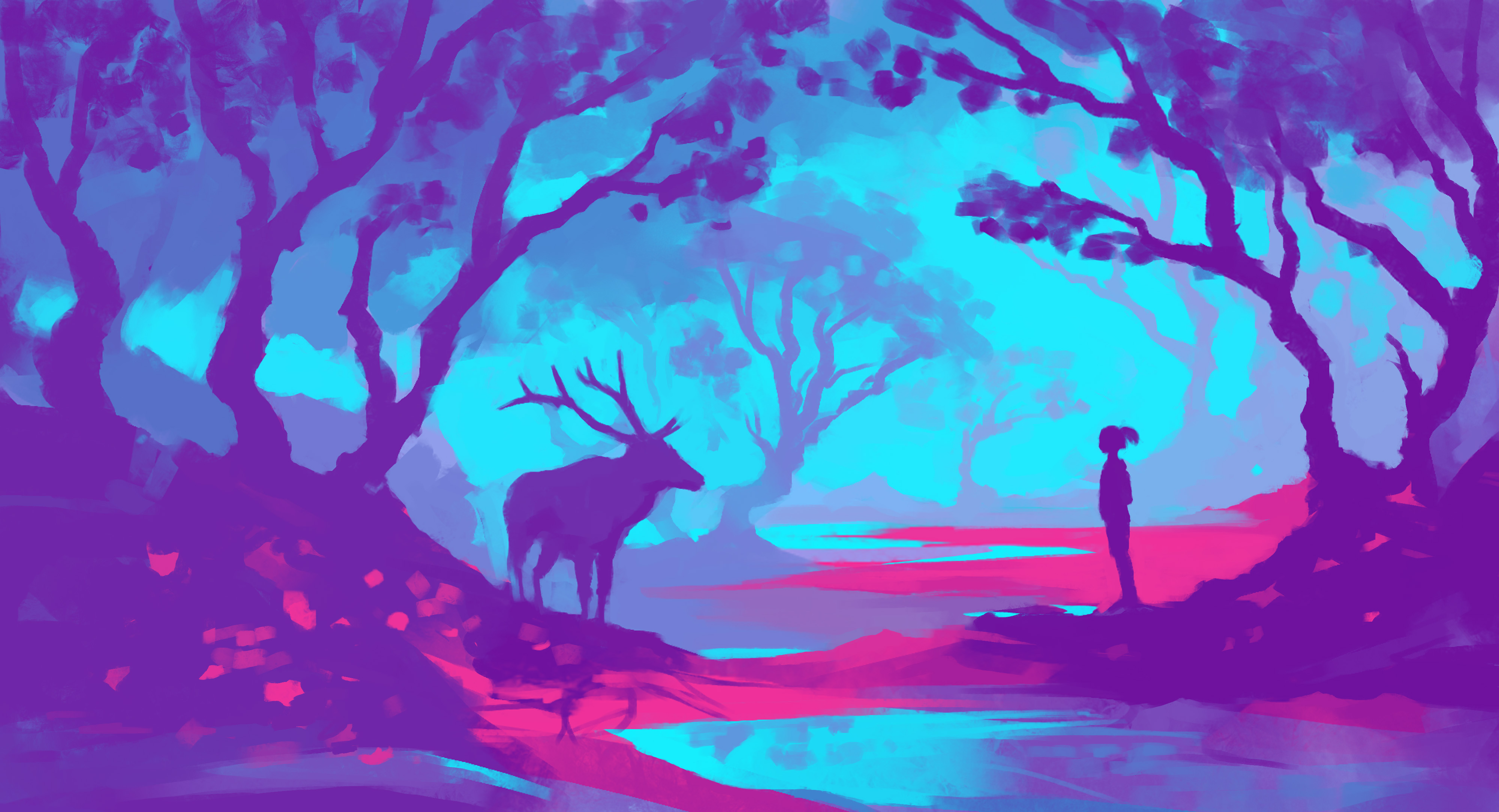 Sketch Painting Art 4k Wallpaper HD Artist