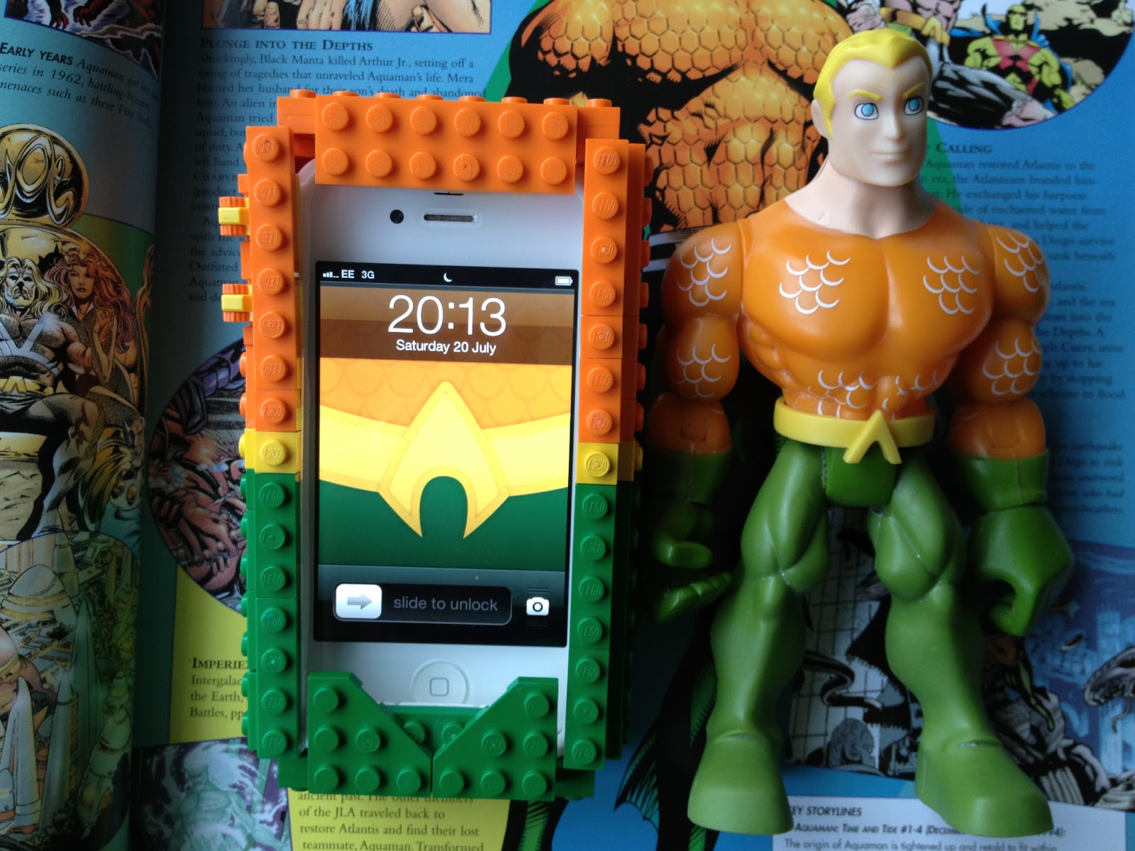 Aquaman iPhone Wallpaper Lego Casing
