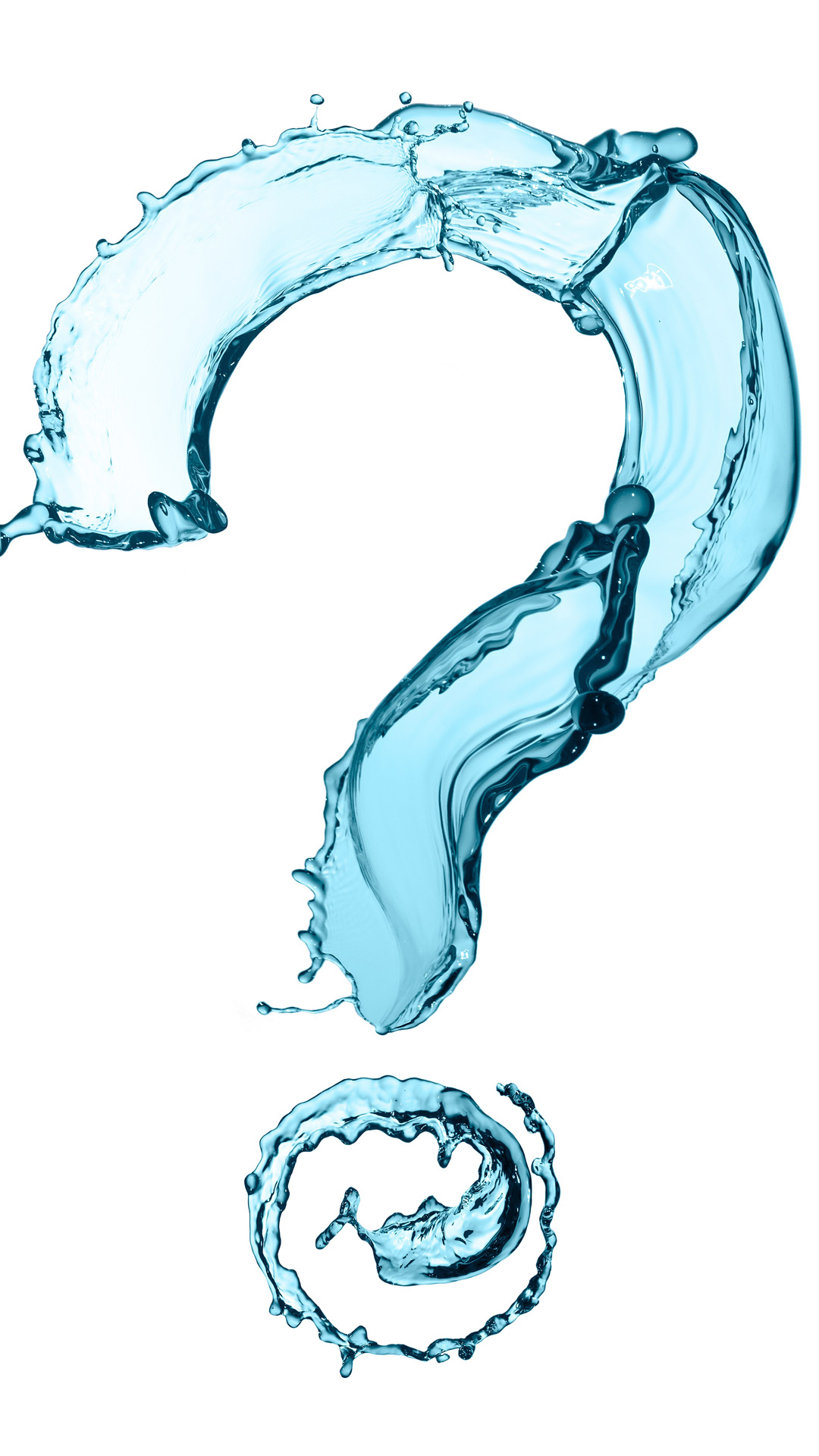 Water Question Mark iPhone Plus Wallpaper